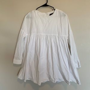 Zara White Babydoll Romper